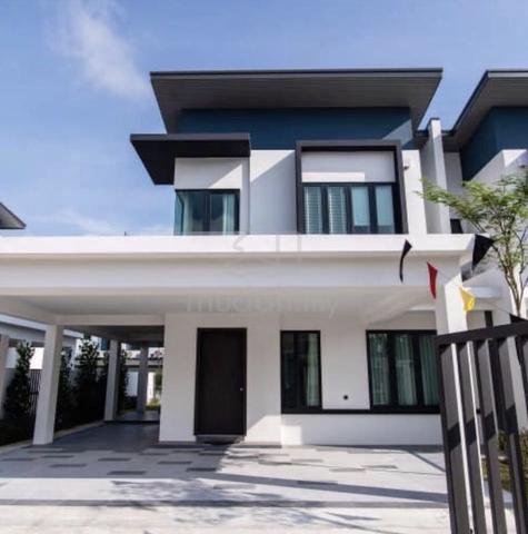 Rumah End Lot [Monthly 2K + Fully Furnish] 40x75 Facing Garden |Sepang 1