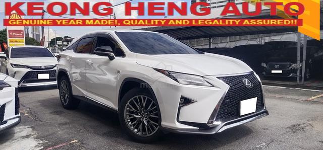 2016 Lexus RX200T 2.0 F SPORT (A) 88K KM 2YRS-WRTY - 1