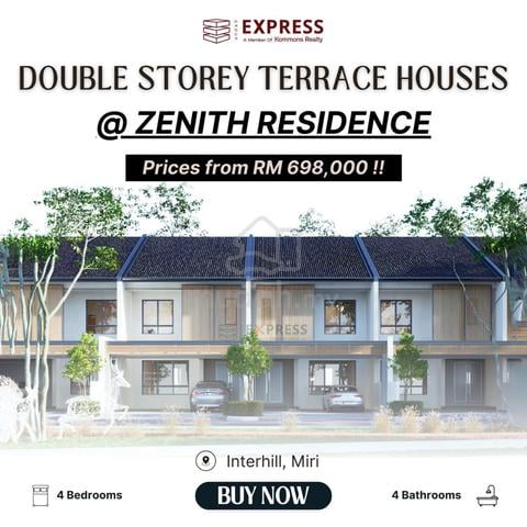 Brand New Double Storey Terrace Inter at Zenith Residence, Interhill 1