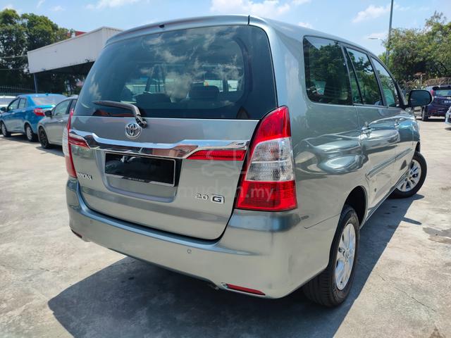 2014 Toyota INNOVA 2.0 G (A) 1 OWNER, ACC FREE - 2