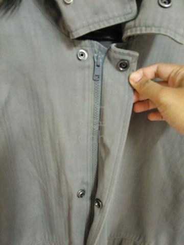 140.A.P.C. Vintage Grey Long Parka Fur Collar Coat - photo 6 of 6