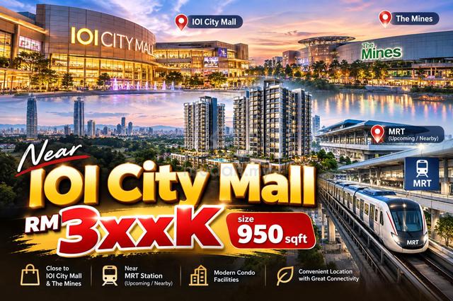 Near IOI City Mall | FREEHOLD Fully Furnish | FREE Suttle 2 MRT Station 1