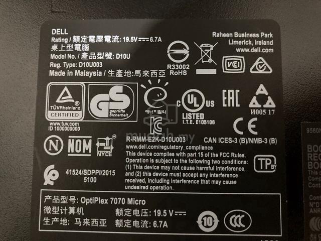 Dell 7070 Optiplex Micro desktop - photo 2 of 3