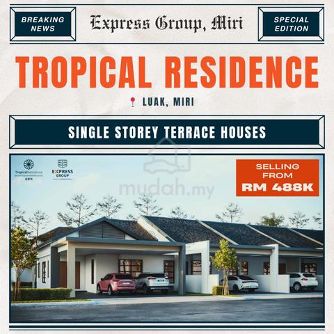 New Exclusive Single Storey Terrace Houses at Tropical Residence, Luak 1