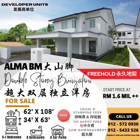 Super Big 2 Storey Bungalow at Alma Bukit Mertajam Direct Developer 1