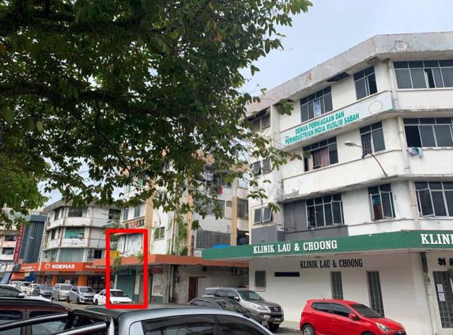 Sinsuran Complex Corner Shop Lot Kota Kinabalu City For Rent