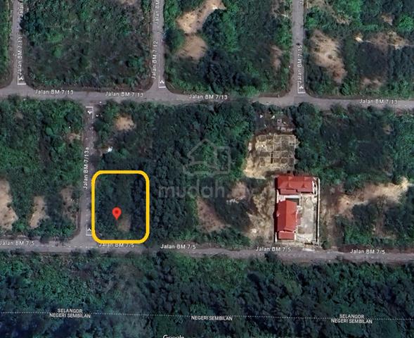 Corner lot Tanah Banglo Seksyen 7 Bandar Bukit Mahkota Bangi Freehold 1
