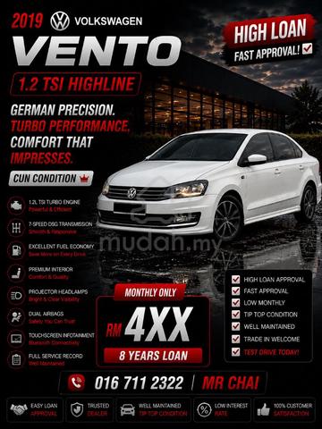 2019 Volkswagen VENTO 1.2 HIGHLINE (A) FULL LOAN - 1