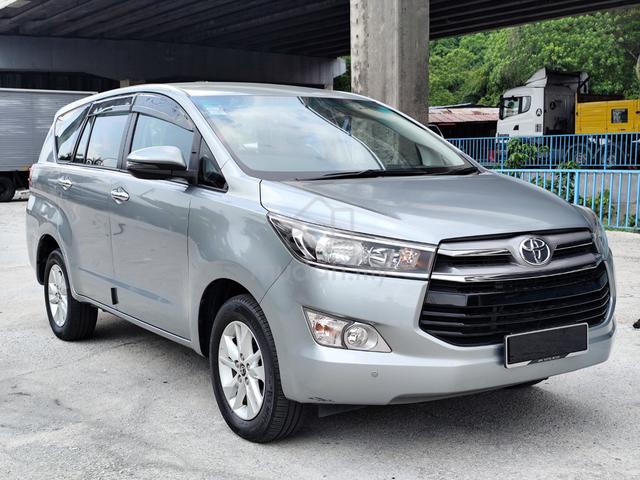 2018 Toyota INNOVA 2.0 G MPV (A) 3 YEAR WARRANTY - 2