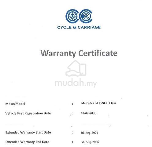 2020 Mercedes Benz GLE450 3.0 (A) T 4MATIC WTY2026 - 4
