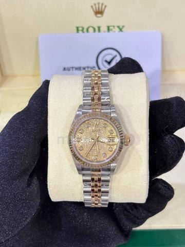 Rolex Lady Datejust 26 Half 18k 750 Yellow Gold - photo 2 of 5
