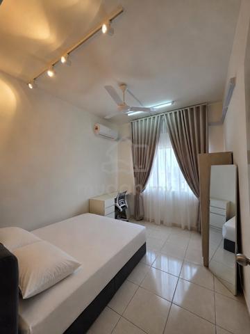 Premium Room 💎 FULLY FURNISHED WALKING DISTANCE LRT & KTM (🚄  2 S 1
