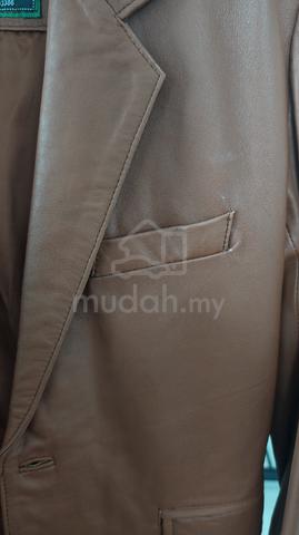 ​[NEW] Genuine Brown Leather Coat from Pakistan - photo 3 of 5