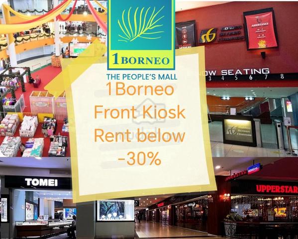 1 Borneo | Hypermall | Kiosk | Retail | For Rent | Bmv | Frontage | Um 1