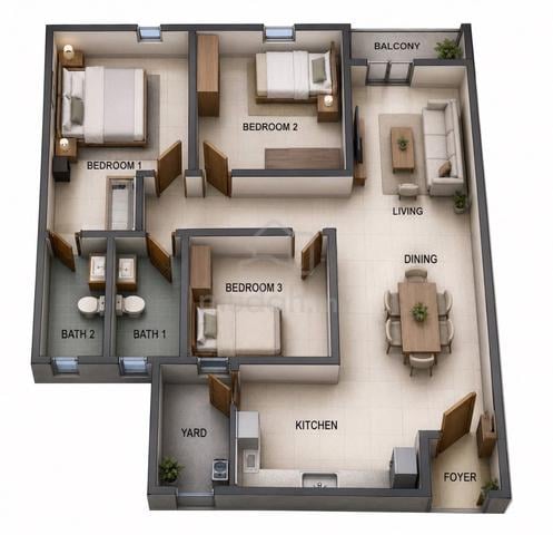Apartment Taman Topaz 1