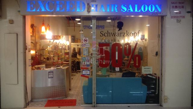Penang Prangin Mall shop lot unisex hair saloon 1