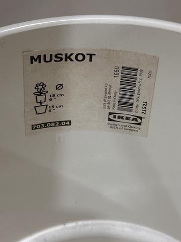 IKEA MUSKOT Ceramic Pot 15cm/19cm Brand New - photo 2 of 6