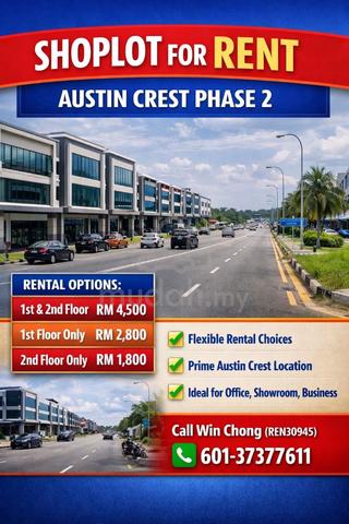 Shoplot for Rent Austin Crest 1
