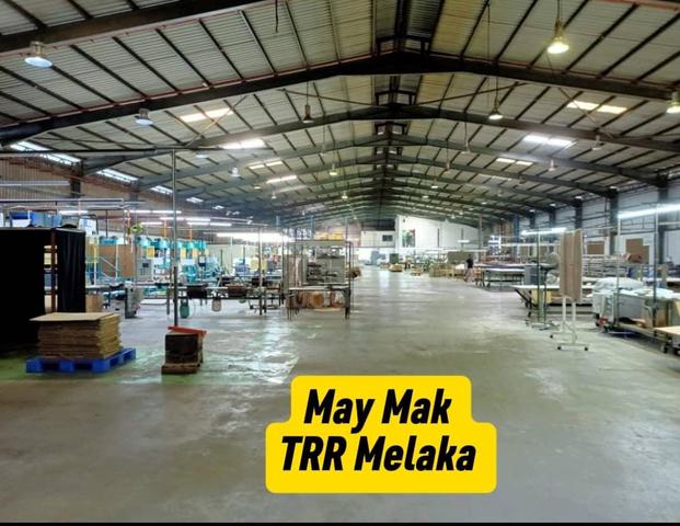 High Ground With Gas Piping Passing Detached Factory Bukit Rambai Sale 1