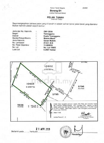 Terengganu Kuala Terengganu Residential Freehold Land For Sale 1