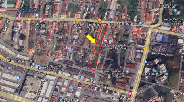 74895 Sq.ft Commercial Land at Bandar Hilir Melaka Raya 1