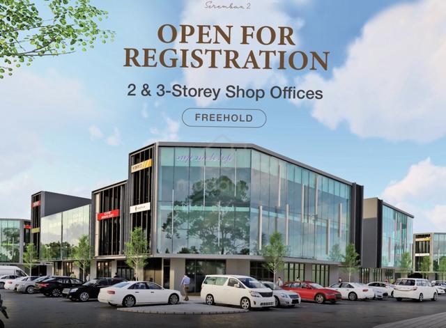 [SEREMBAN 2 BESIDE HIGHWAY] ROI 6% Double & Triple Storey Modern Shop 1