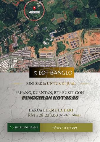 5 Lot Banglo Tanah Untuk Dijual - Pahang, Kuantan 1