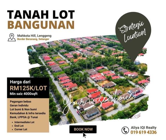 Tanah Lot Bandar Tasik Senangin @ Mahkota Hill 1
