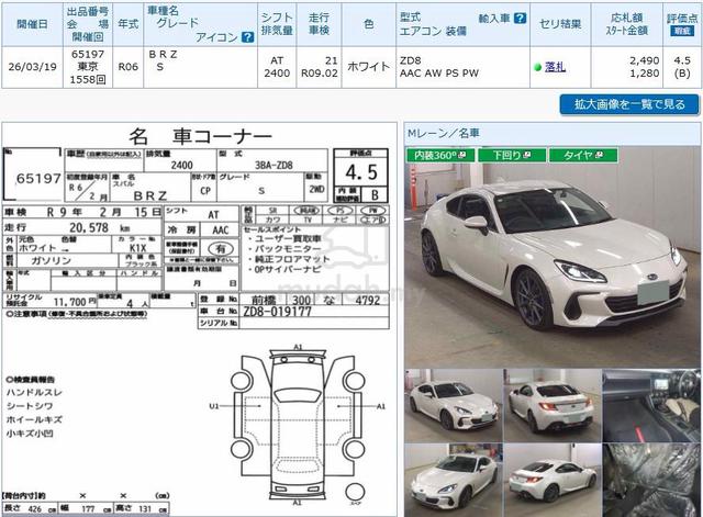 2024 Subaru BRZ AT | 4.5B | 21k Mileage - 2