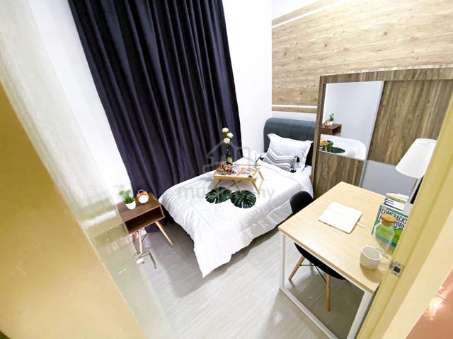MOST SOUGHT AFTER ROOM!🥰Premium Single Room!5MINS To LRT Wangsa Maju 1