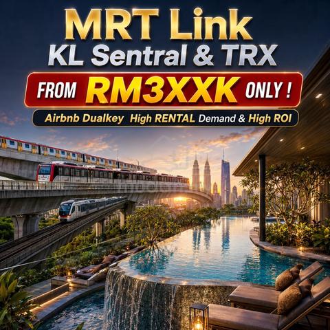 KL MRT/LRT Airbnb Condo【 Hotel Service 】Mth 1.5k @ 1 Stop Midvalley !! 1