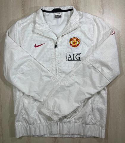 White nike best sale track top