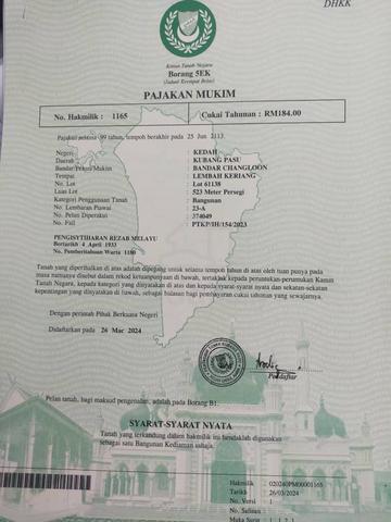 Tanah Lot Banglo Untuk Dijual 1