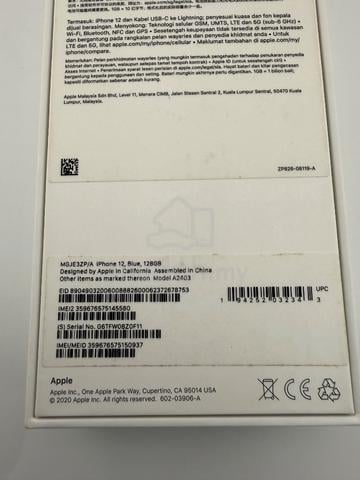 Apple iPhone 12 128GB Blue - photo 3 of 3