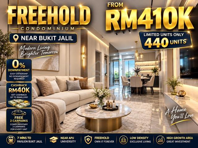 Alamanda | Freehold | 2 Carparks | Low Density| Cheras 1