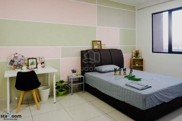 Master Room for 𝐅𝐞𝐦𝐚𝐥𝐞, Damai Residence @ Sungai Besi 1