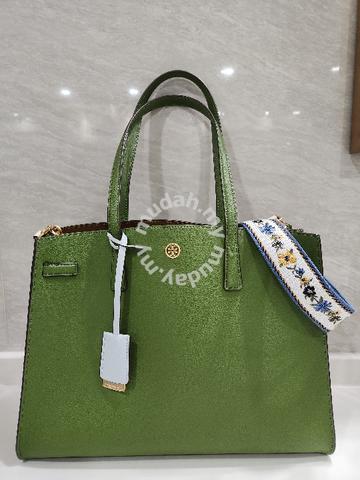 Tory Burch Spinach Green Walker Webbing Tote Bag - Bags & Wallets for sale  in Bukit Jalil, Kuala Lumpur