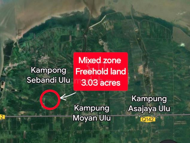3 acres mixed zone freehold land Asajaya 1