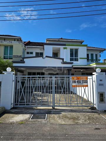 REPAINT! LONG CARPARK! Double Storey Terrace, Tabuan, Stutong, BDC 1
