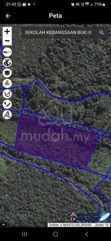 Sudah Tar dan Lampu! Tanah Lot Pertanian 14500Kps di Mentakab!! 1