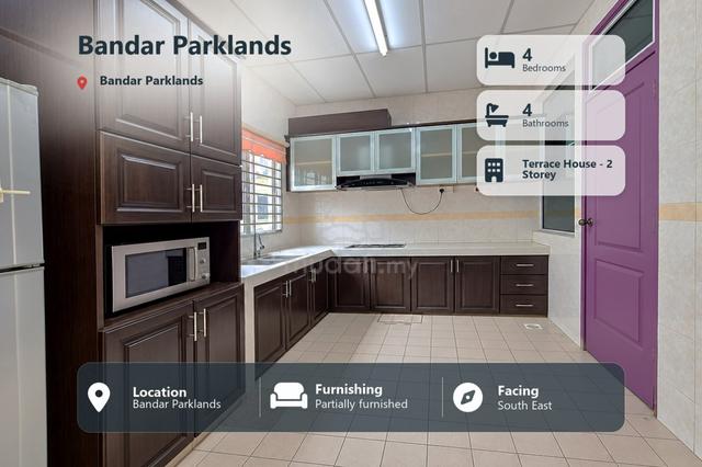 4R4B Double Storey House @ Bandar Parklands, Klang 1