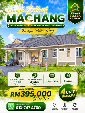 Banglo Eksklusif MACHANG berdepan Petron Kuing 1