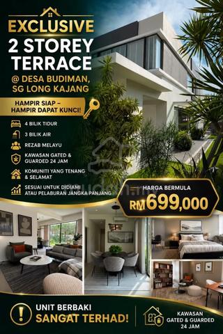 New House Desa Budiman Sungai Long 2 Storey Terrace 1