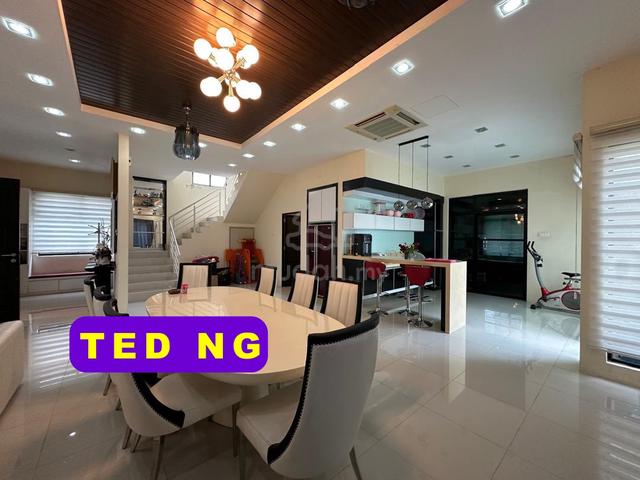 RENOVATED 2-Sty Bungalow Taman Bukit Juru Heights Height Guarded 1