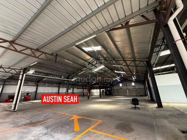 SUNGAI PINANG PRIME LOCATION CORNER WAREHOUSE For RENT, RARE IN MARKET 1