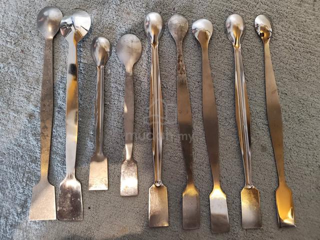 Set of 9 Stainless Steel Micro Laboratory Spatula - photo 4 of 4