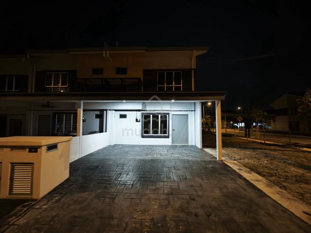 Corner double storey house 1