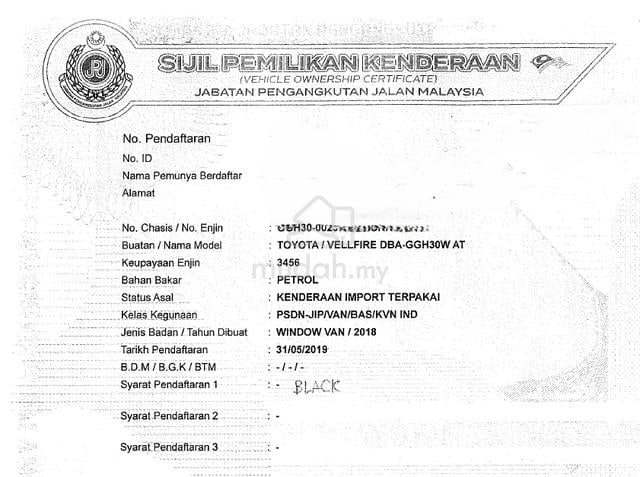Toyota VELLFIRE 3.5 ZG Facelift D4-S JBL FL - 3