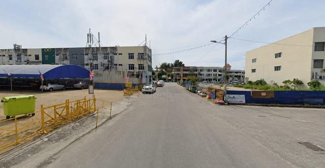 Jalan Raja Uda,  Lorong Perniagaan Melur, double storey unit shop lot 1