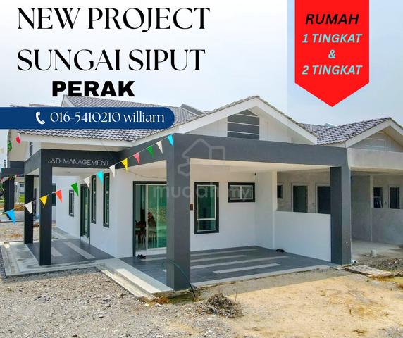 New sg siput 1&2 sty house & 1 sty semiD/👍 Location 👍price,Free🎁 1